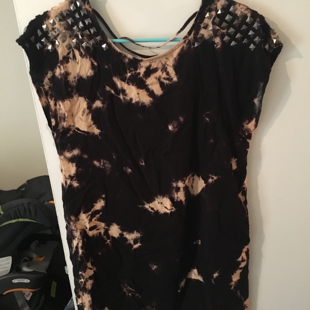 Tie dye criss cross tunic from forever 21